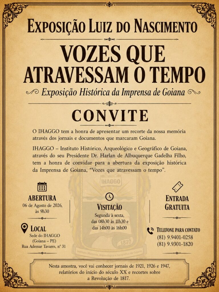 Vozes que atravessam o tempo exposição resgata a história da imprensa goianense em documentos raros